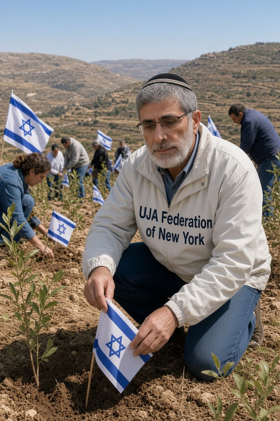 UJA Flag Planting
